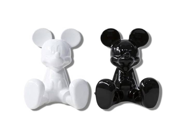 Jerry Leigh Sitting Mickey Mouse Salz- und Pfefferstreuer Set, süße Disney-Keramikstreuer, Küchenzubehör und Dekoration, 2 Stück