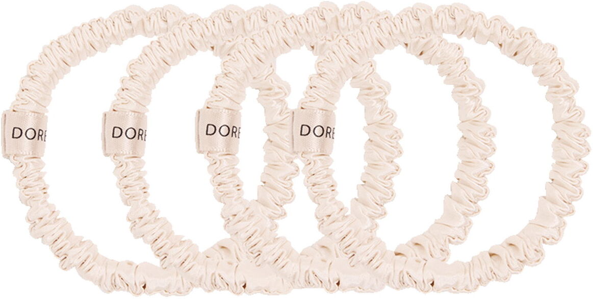 4 Stück Dore & Rose Silk Scrunchie Set