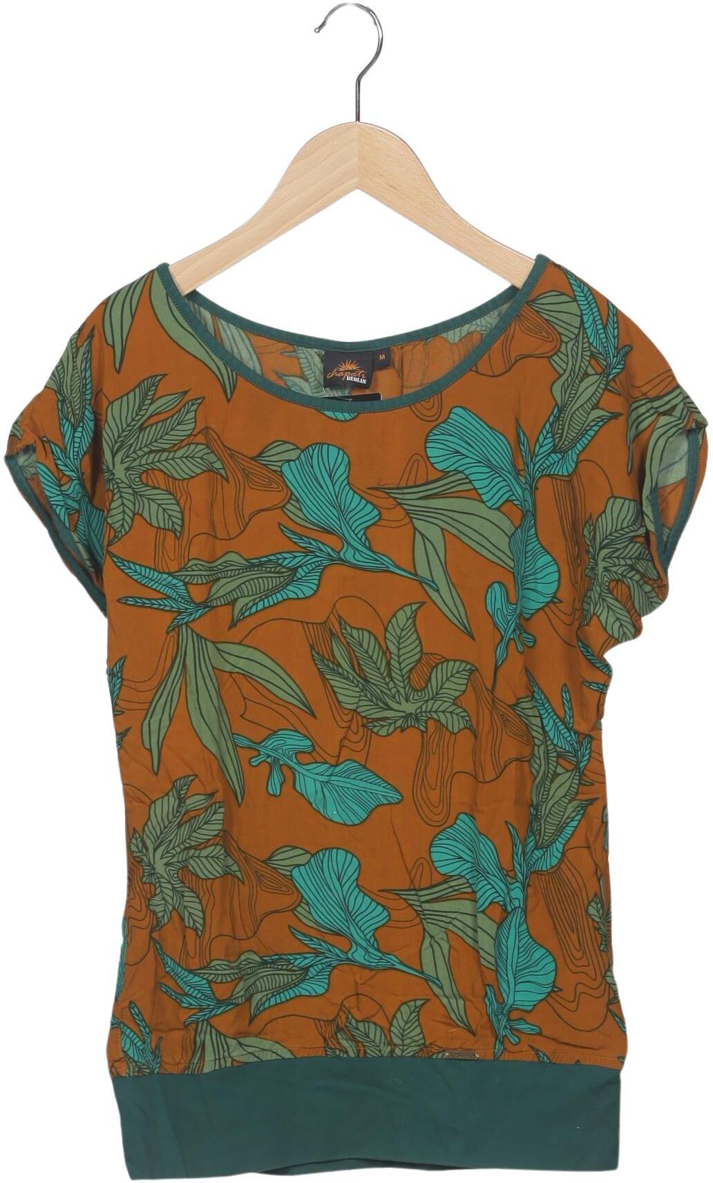 Chapati Berlin Damen T-Shirt, Mehrfarbig, Gr. M, Viskose - Second Hand