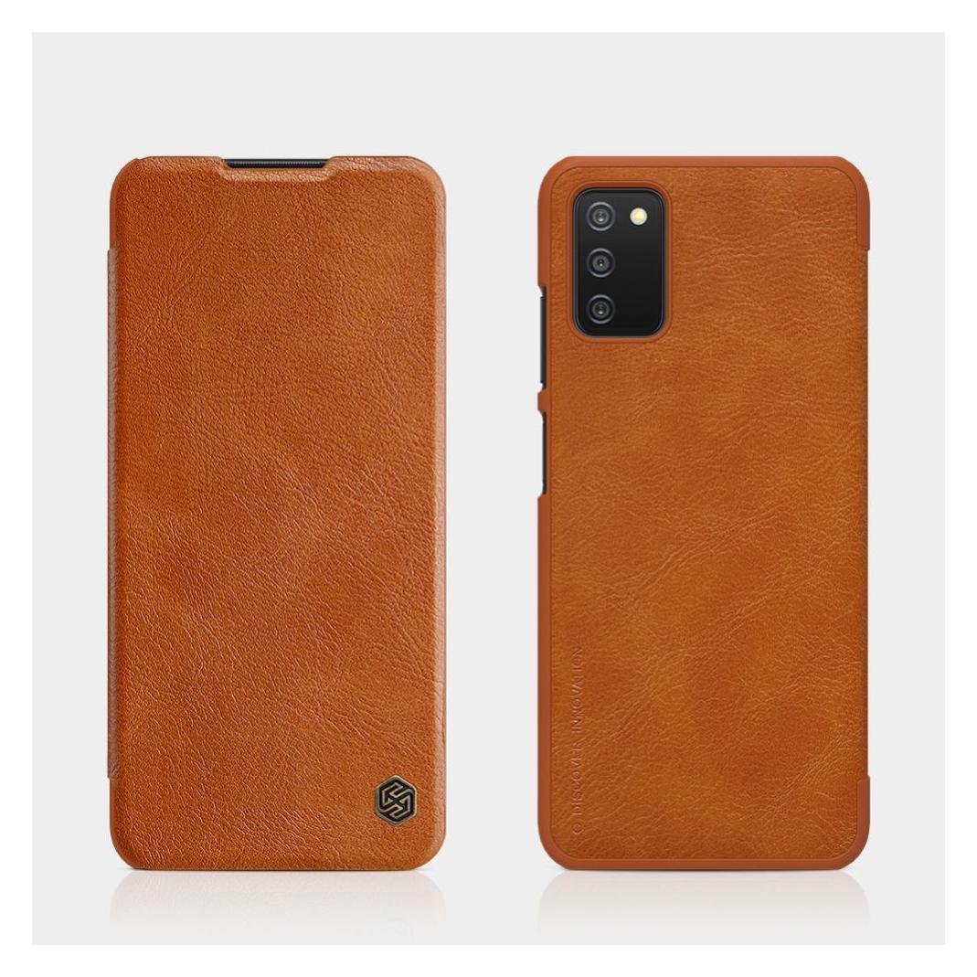 Nillkin Qin leather case for Samsung Galaxy A03s black (Samsung Galaxy A03s) (Nillkin Qin Leather Case Samsung Galaxy A03S Black)