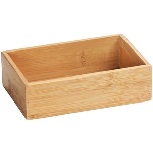 Wenko Holzkiste Terra S, Bambus, braun, 15 x 4,5 x 10cm