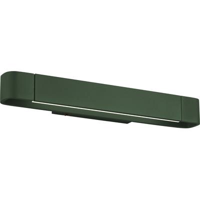 LED Wandleuchte "BOX", grün (tannengrün), 1, H: 9cm, 1 Stk., HELL HÖLLISCH GUTES LICHT, Leuchten, Ein/Aus-Schalter, LED Wandleuchte