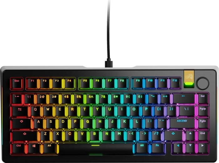 GLORIOUS GMMK 3 PRO HE 75% Prebuilt Wired Black - US