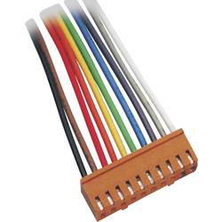 TRU COMPONENTS Steckbuchse mit Litze Polzahl Gesamt 10 Rastermaß: 2.50 mm 1582703 1 St.