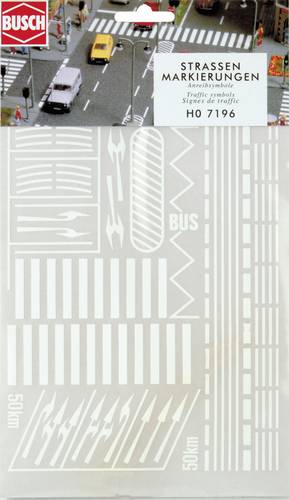 Busch 7196 H0 Straßenmarkierungen
