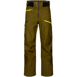 Ortovox Herren Hose 3L Deep Shell green moss - M - M