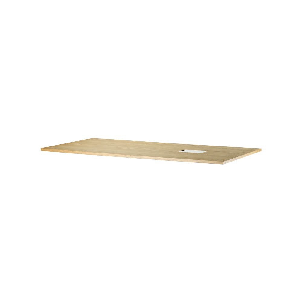 Works bureaublad eiken, 160 cm
