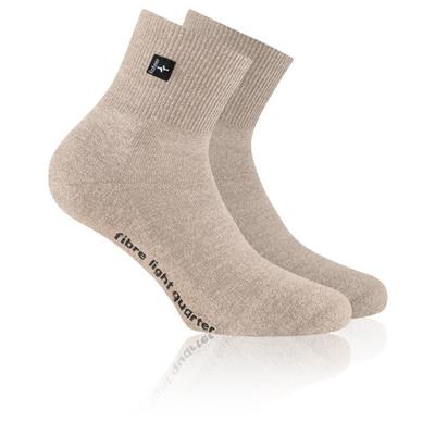 Rohner - Fibre Light Quarter - Multifunktionssocken 42-44 | EU 42-44 beige