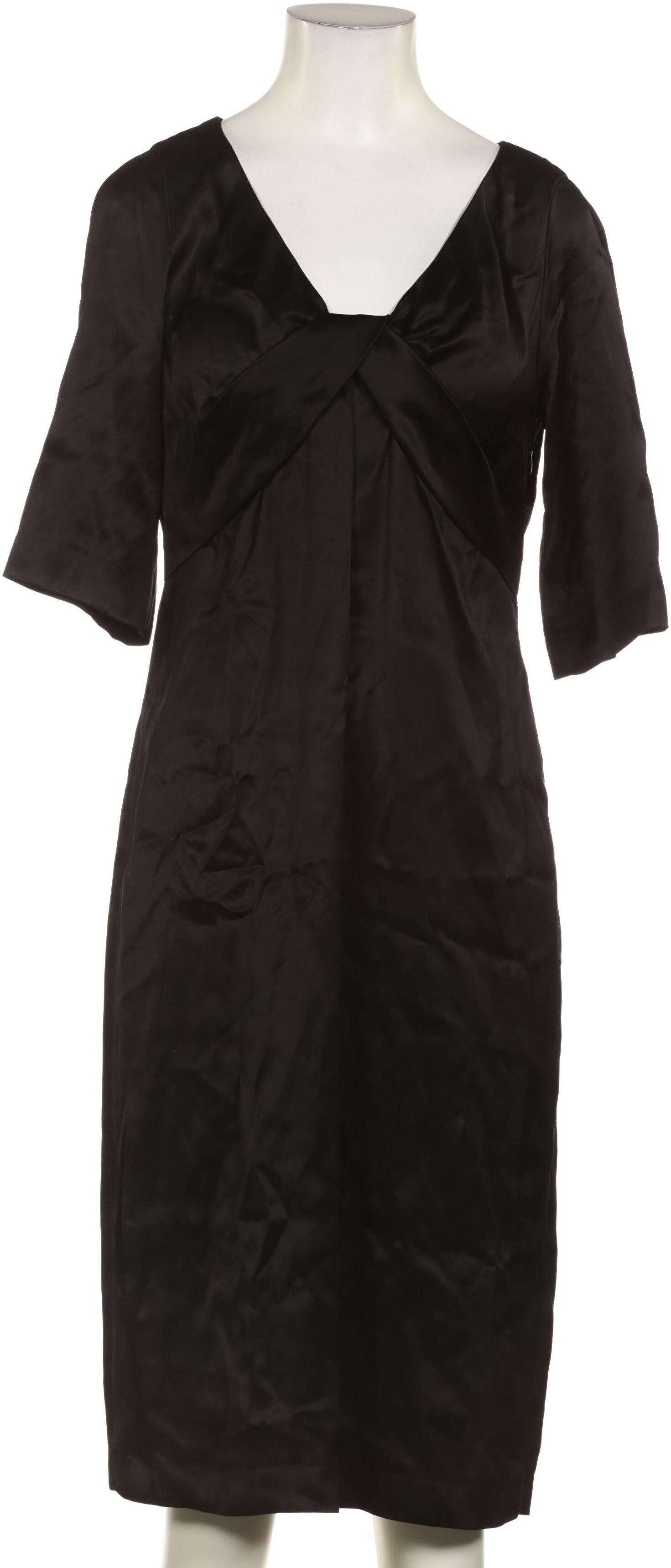 Turnover Damen Kleid, Schwarz, Gr. EU 38, Viskose - Second Hand