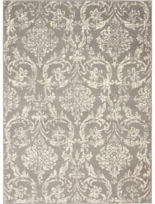 Nourison Jubilant Vintage Farmhouse Damask Area Rug