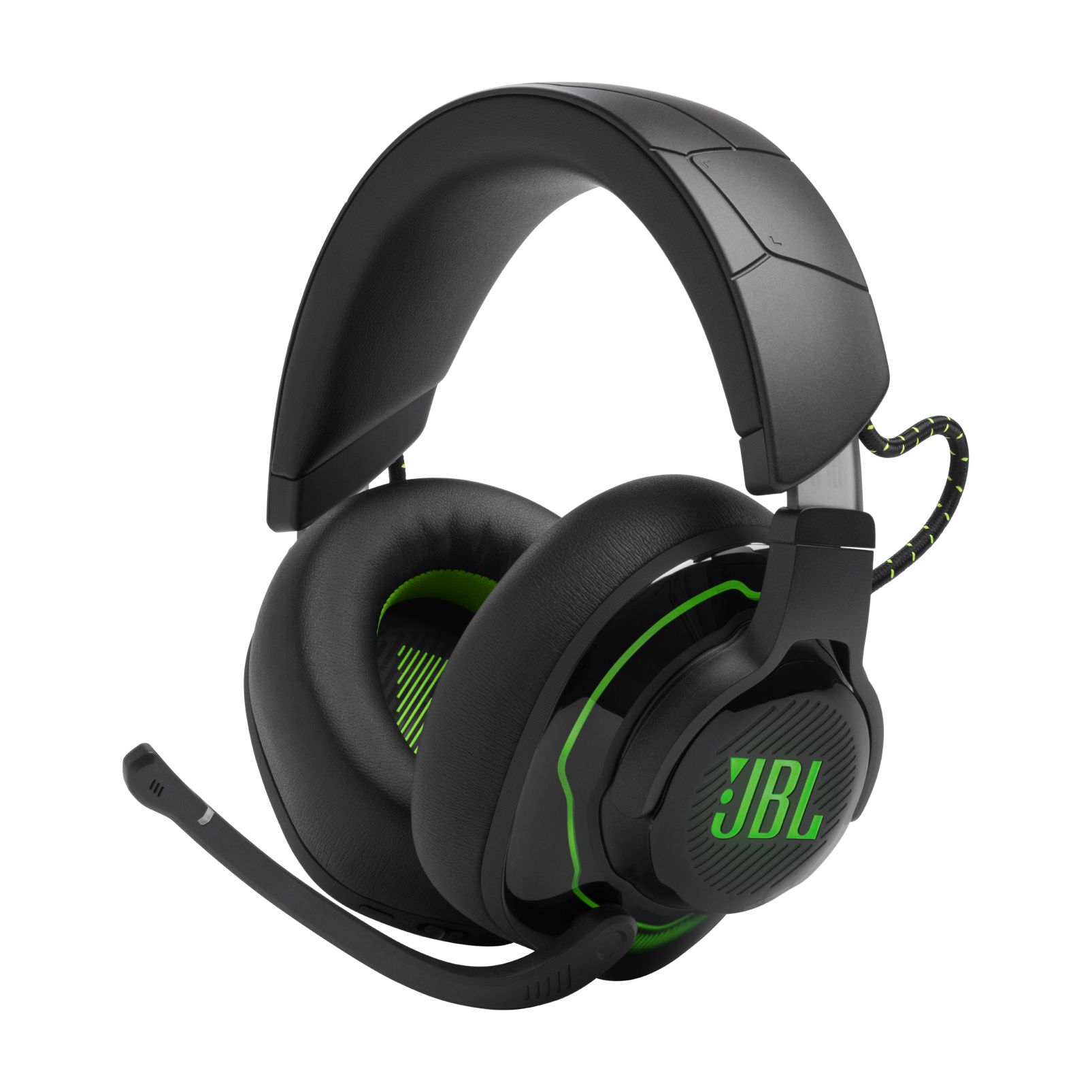 JBL Quantum 910 X Wireless Over-Ear-Gaming-Headset für Xbox, Schwarz/Grün JBLQ910XWLBLKGRN