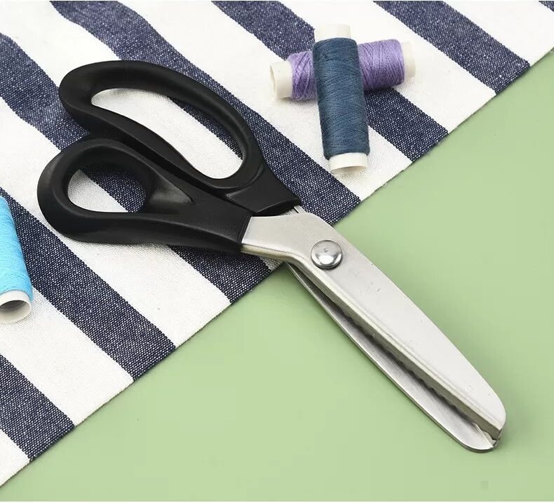 INF Ciseaux cranteurs festonnés 5 mm pour la couture et l'artisanat