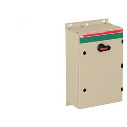 ABB OT200KAUC3TZ Sicherheitsschalter im Stahlblechgehäuse 3-polig 110 kW 400 V mit schwarzem Griff, IP65 Einführung unten