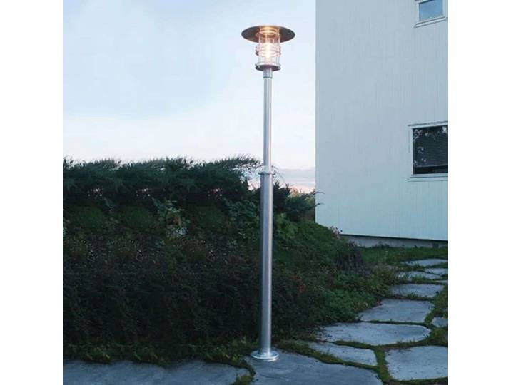 Stockholm 1 Park Lamp Verzinkt - Norlys - Aluminium