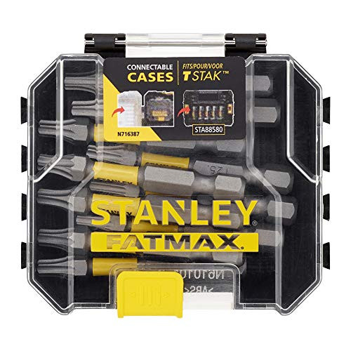 Stanley Fatmax opbergdoos met 10 losse slagpunten T25 50 mm STA88575-XJ