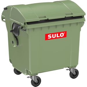 Sulo Müllcontainer Citybac 1100 RD, grün, mit Runddeckel, 1100 Liter