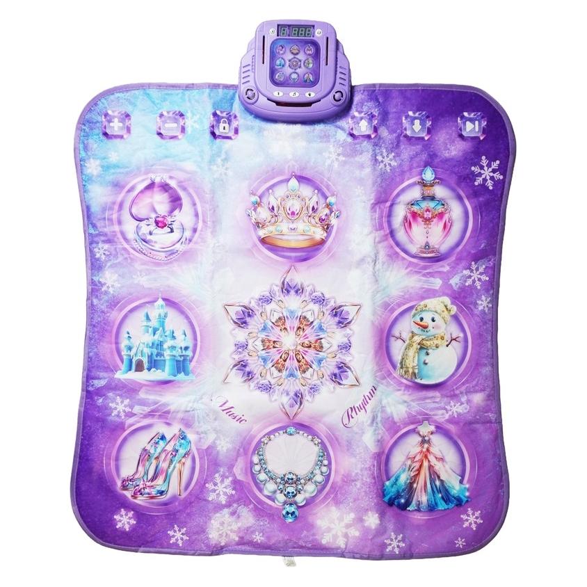 Music Legs Tanzmatte "Eisprinzessin" für Kinder mit Bluetooth (AMOS501164)