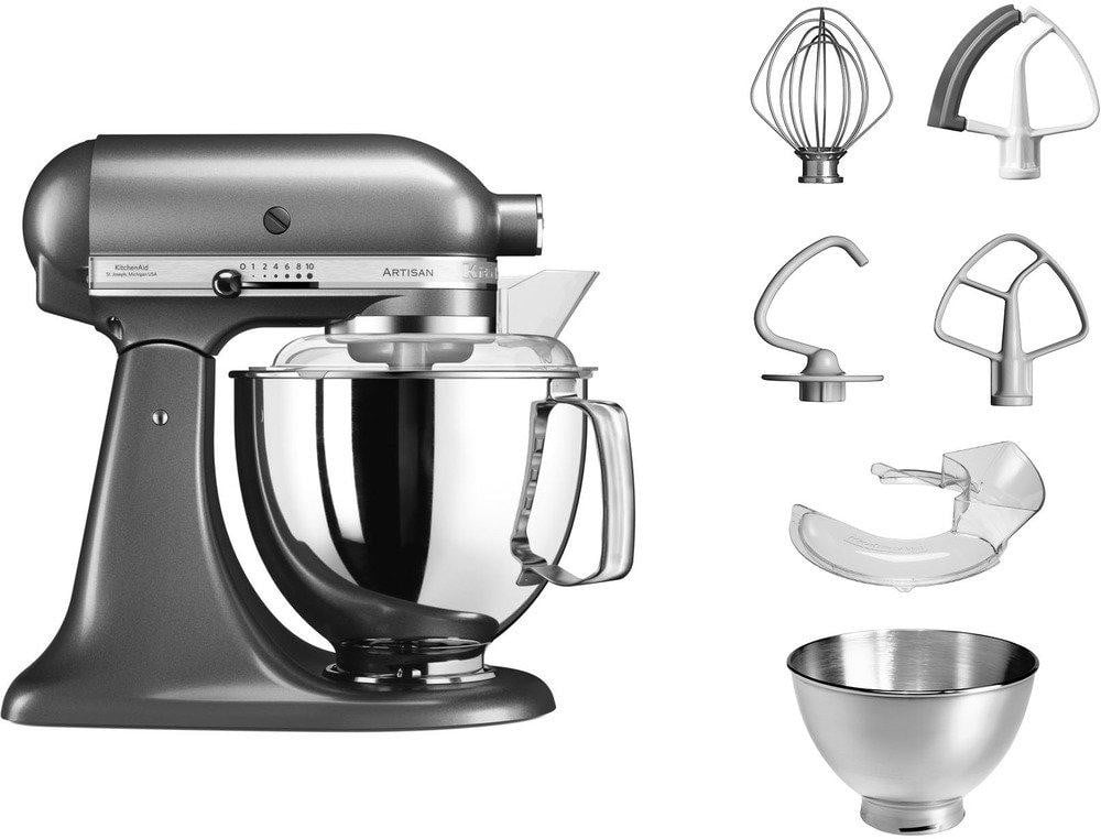 KitchenAid Artisan 5KSM175PSEMS Keukenmachine - Tingrijs