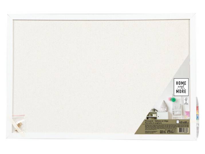 My Home Pinnwand Weiss 40 × 60 cm
