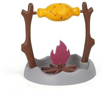 Inspire Select Rotating Campfire Cat Treat Puzzle Feeder Interactive Slow Feeding Toy For Cognitive Training And Healthy Eating white