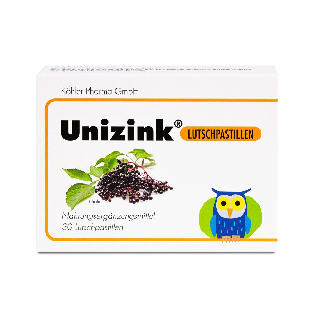 Unizink Lutschpastillen 30 St Pastillen