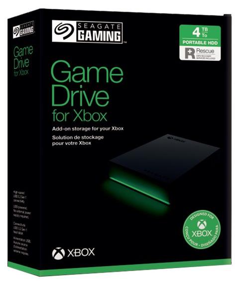 Seagate Game Drive, 4 TB, 3.2 Gen 1 (3.1 Gen 1), Schwarz