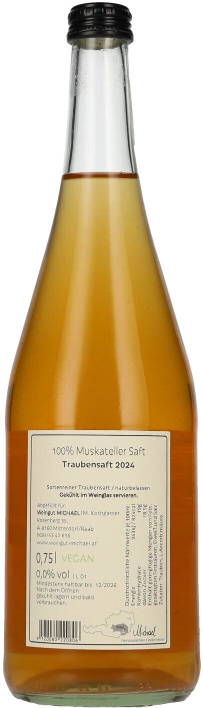 Weingut Michael MICHAEL Muskateller Traubensaft 2024 0,75l