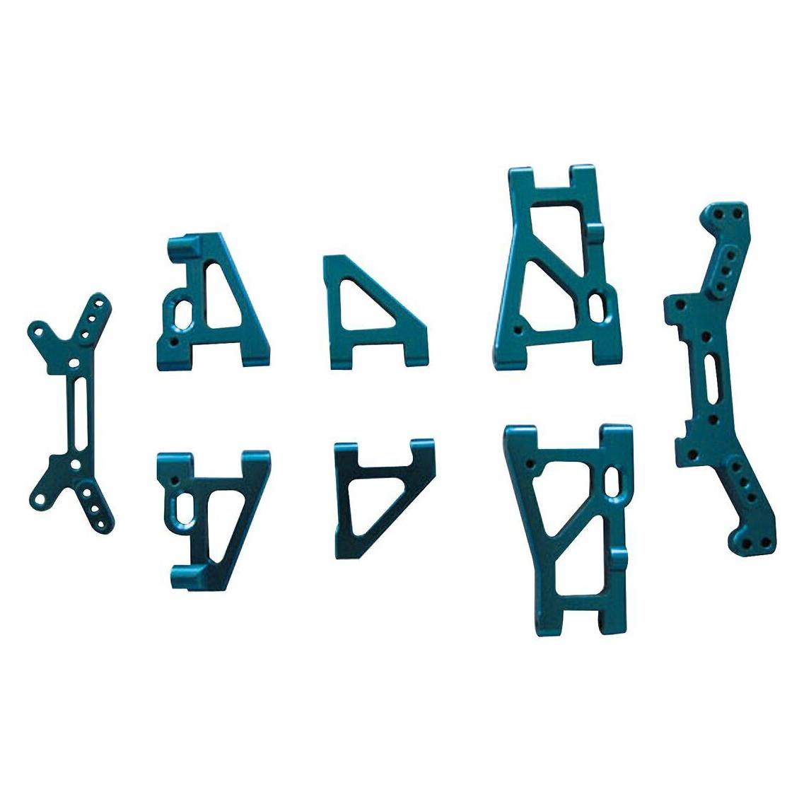 Jamara Querlenker Hoolk Set komplett Tuning Alu unten vo+hi /oben vorne Stossdämpferhalter vo+hi (505364)