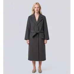 Weekend Max Mara für Damen. 2625016112650 Dunkelgrauer Mantel Bronte (36), Wolle, Klassisch