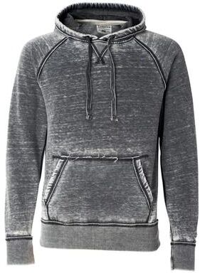 J America JA8915 Vintage Zen Pullover Hood T-Shirt in Dark Smoke size 2XL 8915