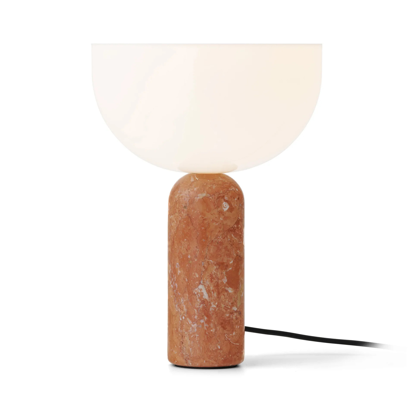 New Works Kizu tafellamp Small Breccia Pernice marmer rood