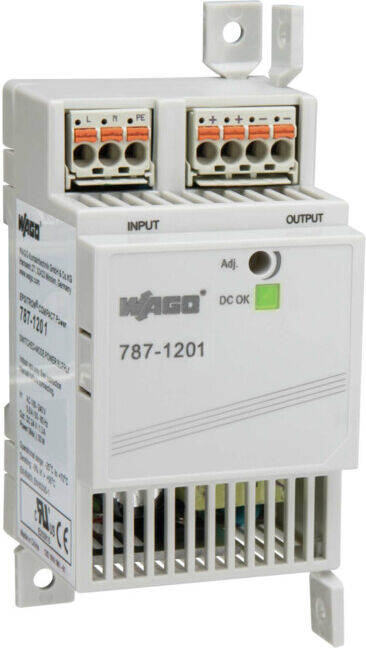WAGO GmbH& Co. KG Alimentation COMPACT monophasée DC12V 2,5A 787-1201 (6116539)
