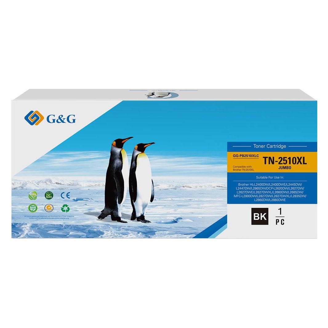 G&G Toner kompatibel mit Brother TN2510XXL (BK) (21971)