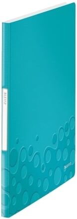 Leitz 4631 WOW   pasta em manga   A4 turquesa   20 inserções