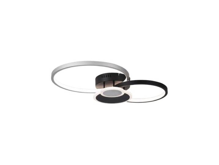 Deckenleuchte Deckenlampe Schlafzimmerlampe Ring Designleuchte schwarz L 58 cm