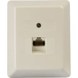 WEU 1X6-8AP - Western Universal, Anschlussdose, Einzel, Aufputz