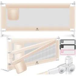 Kesser, Bettgitter, Bettschutzgitter 200cm Beige