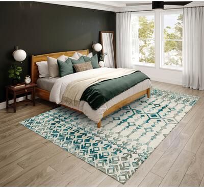 Addison Rugs Indoor/ Outdoor Addison Bravado Morroccan Washable Area Rug