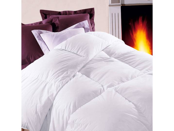 Couette duvet oie blanche luxe chambre tempérée - Blancheporte