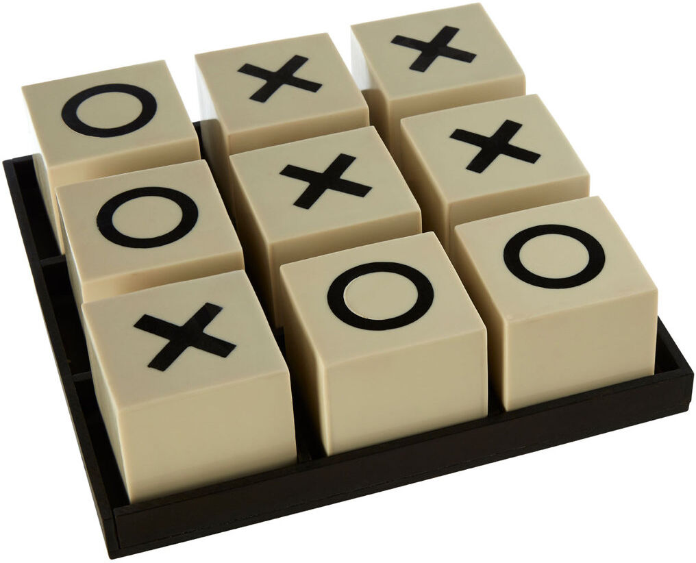 Pizarro Freeport Park 9 Player Wood Tic Tac Toe White 8cm H x 28cm W x 28cm D