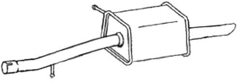VEGAZ PGS-560 Rear silencer