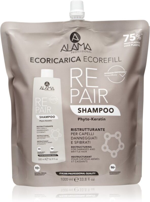 Alama Professional Repair Shampoo shampoing rénovateur Eco Refill 1000 ml