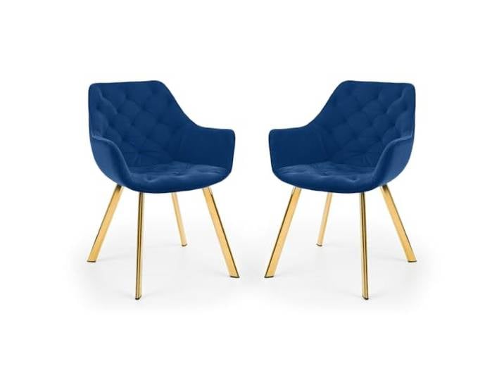 Julian Bowen Lorenzo Esszimmerstühle, Blau, 2 Stück