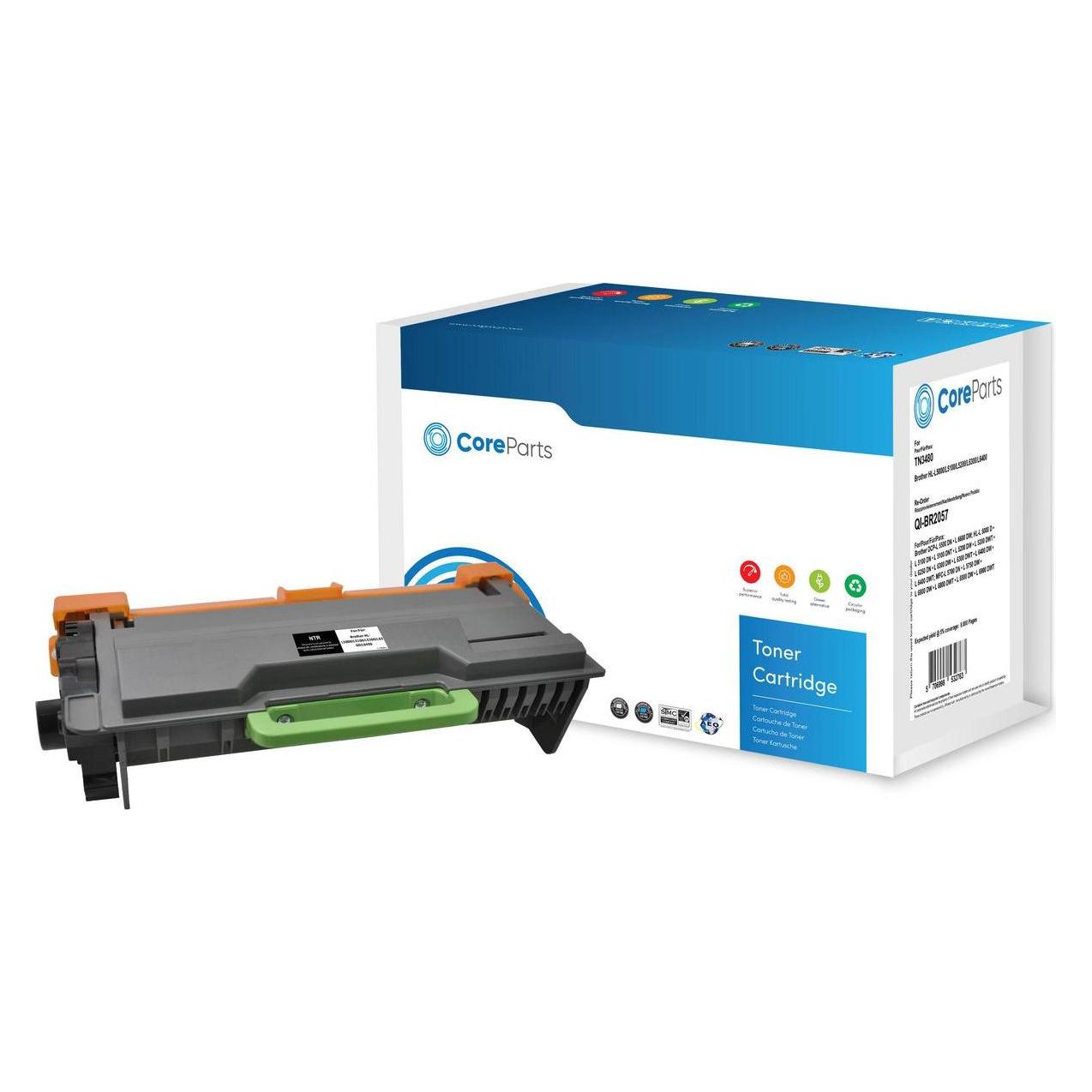 CoreParts QI-BR2057 Tonerkartusche (e) Kompatibel (BK) (QI-BR2057)