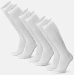 ALLDAY KOMPRESSIONSSTRÜMPFE - 3-Pack - Weiß - 35-38