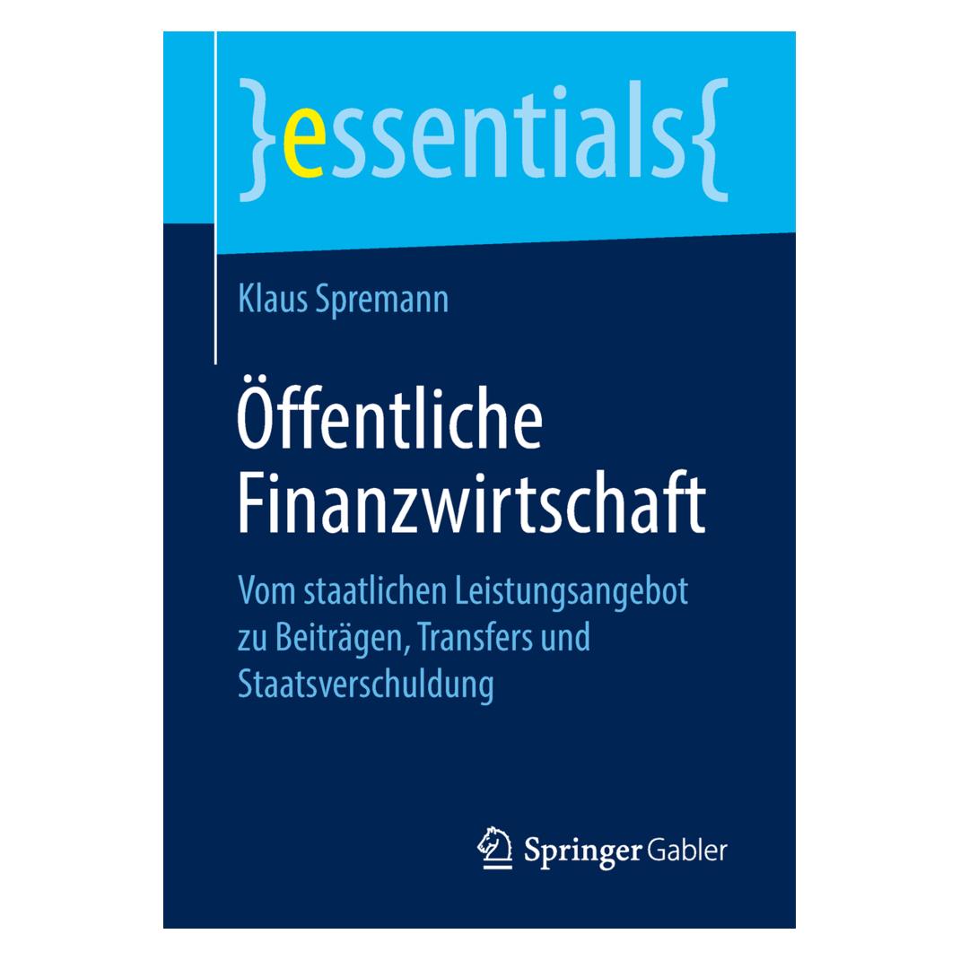 Springer Öffentliche Finanzwirtschaft (Deutsch, Softcover, Klaus Spremann) (9768533)