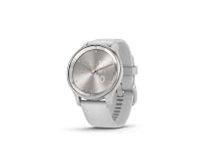 Garmin vívomove Trend, Montre connectée à aiguilles tactile, Gris Clair, 40mm