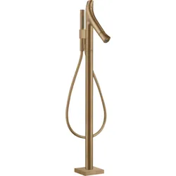 hansgrohe AXOR Starck Organic Wannenthermostat freistehend, 2 Verbraucher, 12016140, Farbe: Brushed Bronze