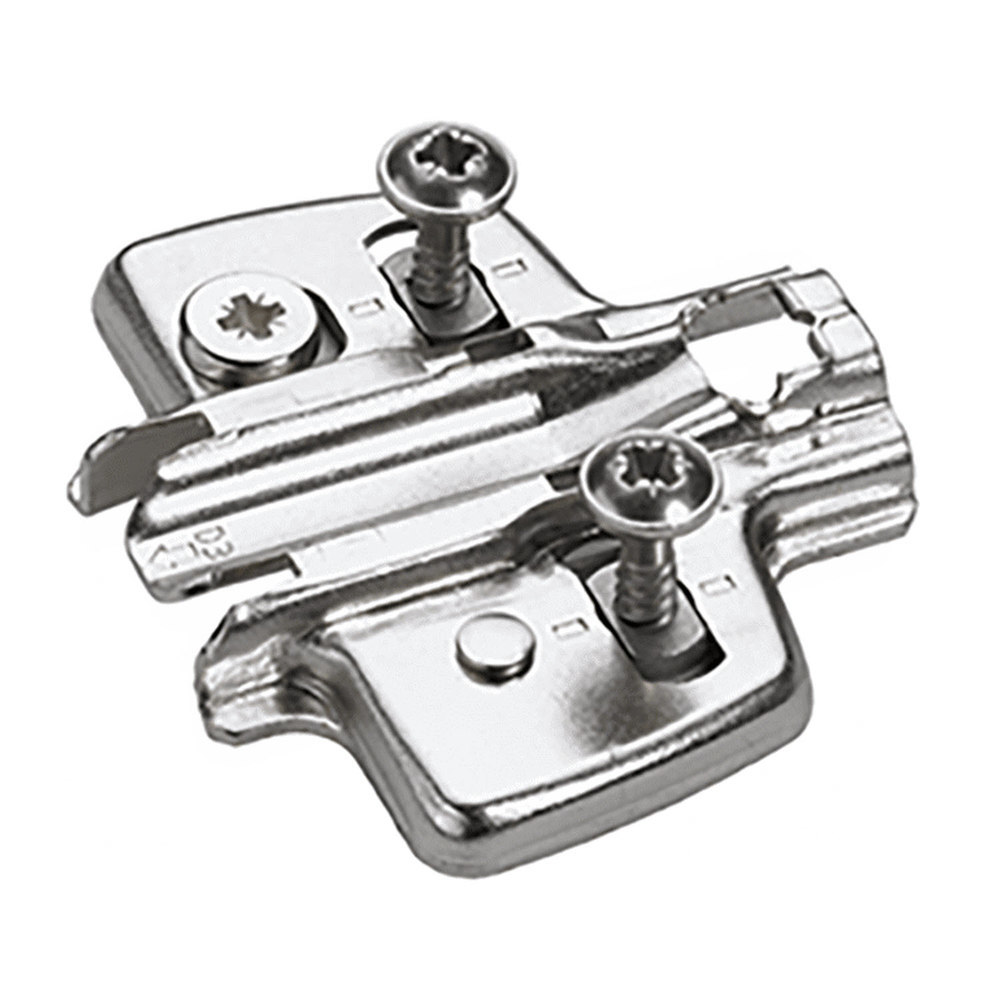 Hettich Kreuzmontageplatte, Dist. 3mm Sensys 8099, mit Exzenter-Höhenverstellung +/- 2mm 9075087