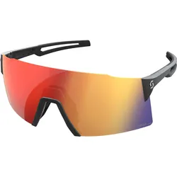 Scott Sports, Herren, Sportbrille, Stride Compact (Black, Red Chrome S3, AMP Red Chrome S3), Schwarz, Grün